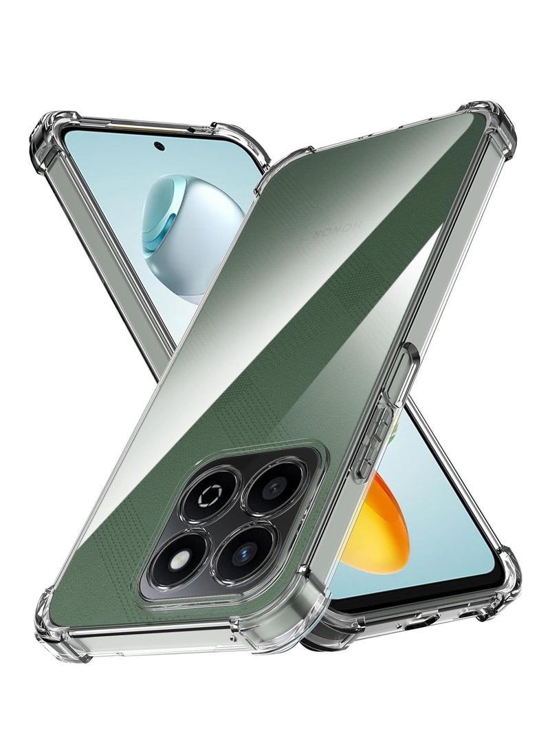Premium TPU and Polycarbonate Hybrid Phone Case with Matte Finish Anti-Yellowing Military-Grade Drop Protection for Honor 200 Smart and X7c - Image 1