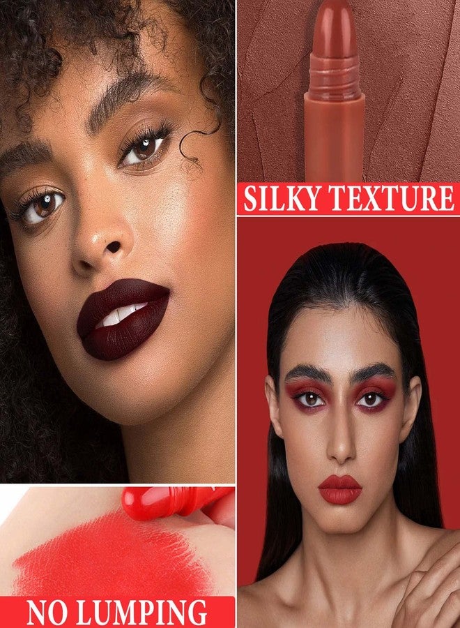 DuoZeng 18 Pcs Capsule Pills Lipstick,Mini Matte Makeup Lipstick Set Long Lasting Waterproof Cute Lip Stick Capsules Matte Lipstick Lip Stain Set Velvet Mini Pill Shaped Lipstick Set - Image 3