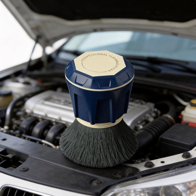 Lightweight Car Accessories Brush with Enhanced Power for Seats Vents and Consoles Interior Detail Brush Car Crevice - Image 2