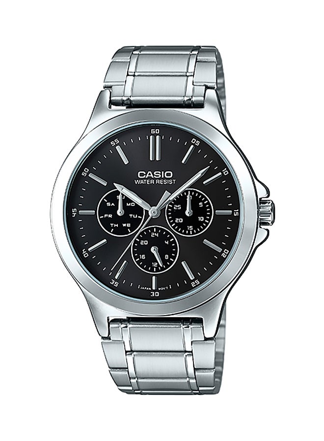 CASIO Men Formal Analog Watch MTP-V300D-1AUDF - 42 mm - Sliver - Image 1