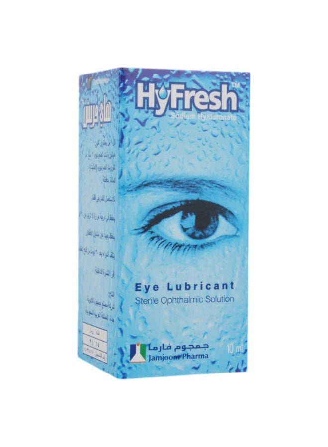 Hyfresh Lubricating Eye Drops for Dry Eyes, Long-Lasting Eye Moisturizer, 10ml - Image 4