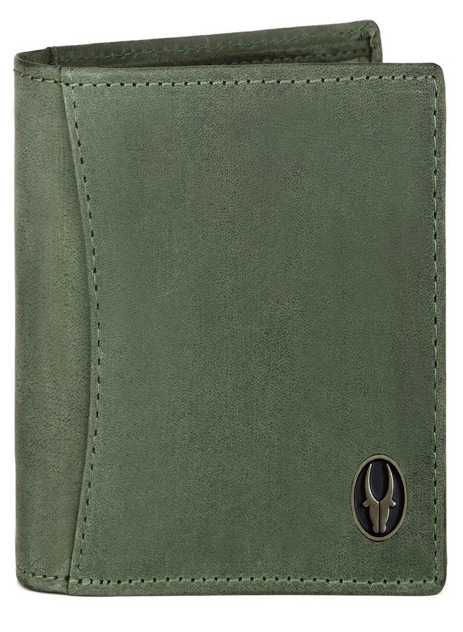 WildHorn Rfid Protected Leather Wallet For Men, Green Hunter - Image 2