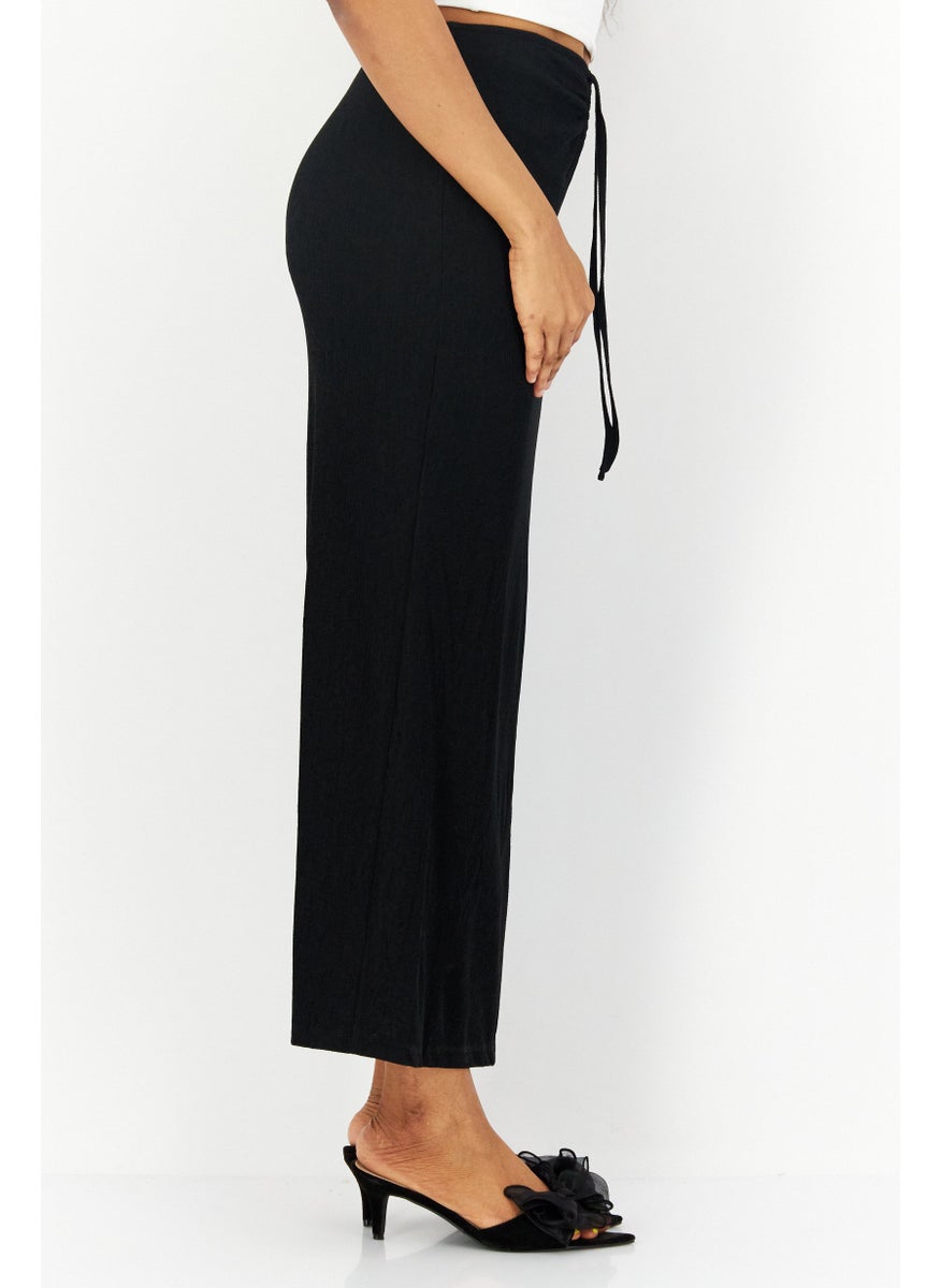 Womens Tie-Front Maxi Skirt, Black - pzsku/ZFABF9DBA001D75C507E5Z/45/_/1724350887/c6e21758-c49f-43ba-919e-feb9e18ba4f3