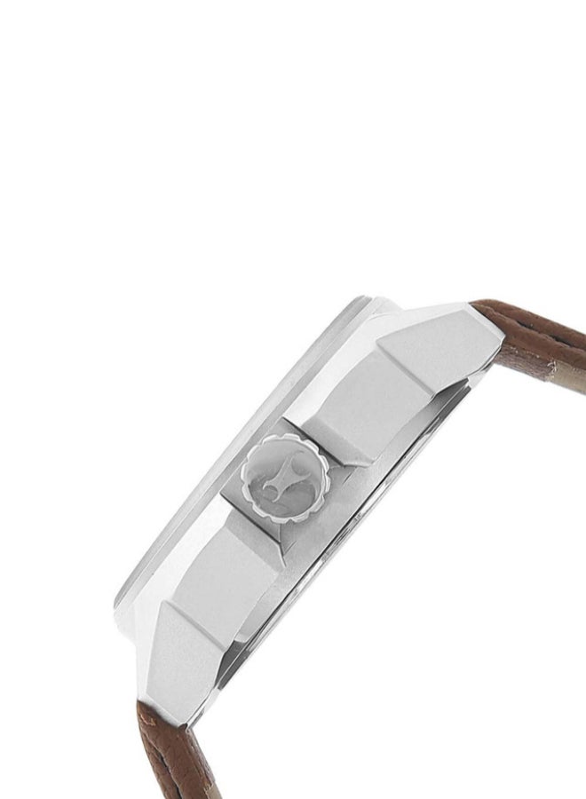 fastrack Men Leather Analog Watch 3089SL05 - Image 3