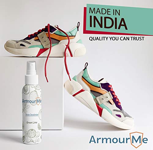 ArmourMe Shoe Spray | White Musk | Shoe Deodorizer | Shoe Spray Smell Eliminator for Shoes and Sandal | Men & Women Extra Strength Shoe Odor Eliminator | Socks Deodorize.… (Green Lime) - Image 2
