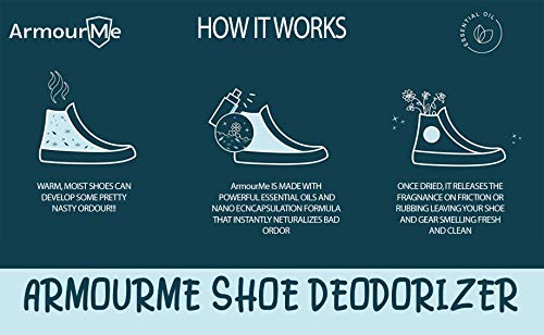 ArmourMe Shoe Spray | White Musk | Shoe Deodorizer | Shoe Spray Smell Eliminator for Shoes and Sandal | Men & Women Extra Strength Shoe Odor Eliminator | Socks Deodorize.… (Green Lime) - Image 4