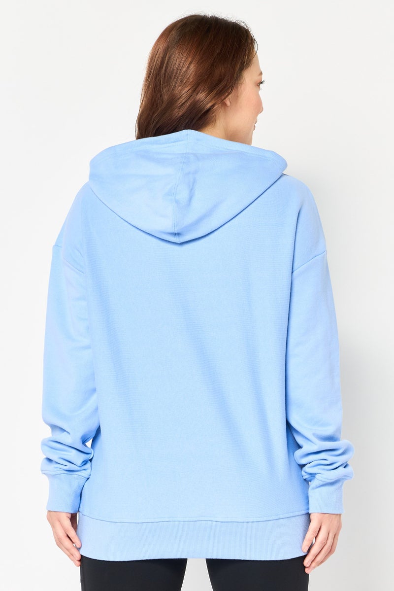 Champion Women Sportswear Fit Long Sleeve Outdoor Hoodie, Blue - Image 4