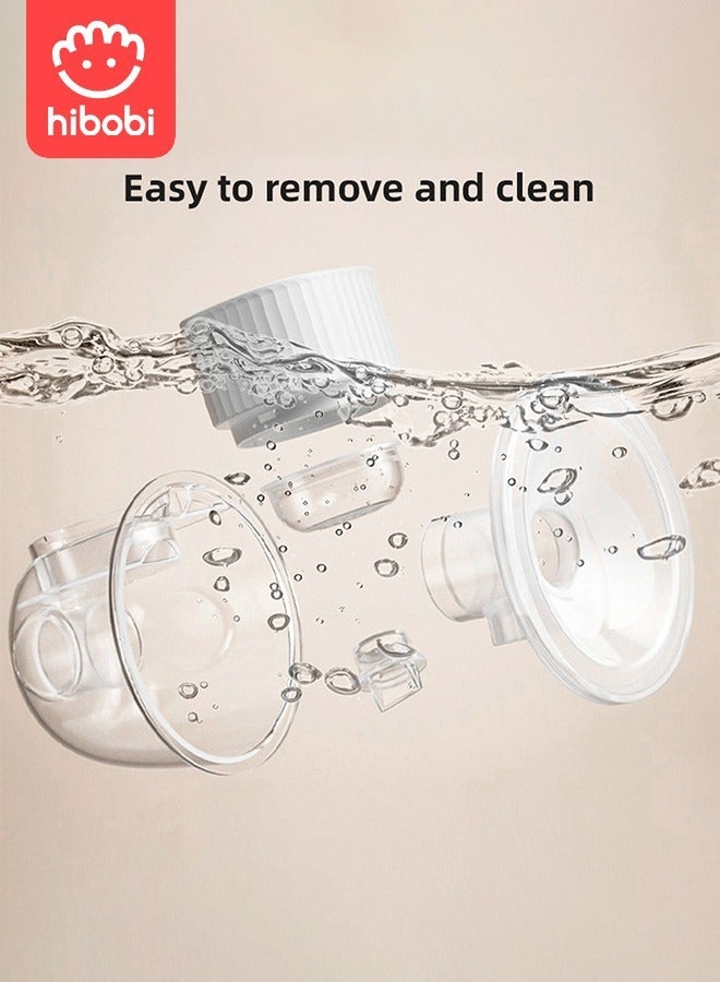هيبوبي شافطة حليب الأم الكهربائية القابلة للارتداء بدون استخدام اليدين - Image 5