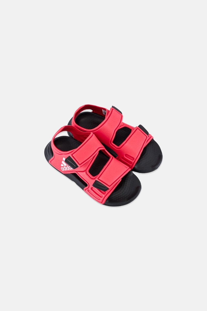 Adidas Kids Boy Altaswim Velcro Closure Sandals, Red - Image 2