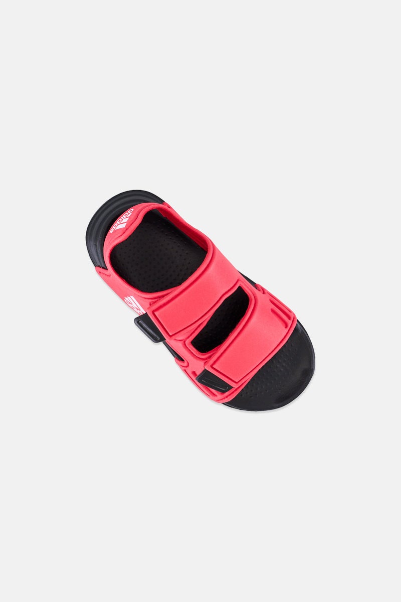 Adidas Kids Boy Altaswim Velcro Closure Sandals, Red - Image 4