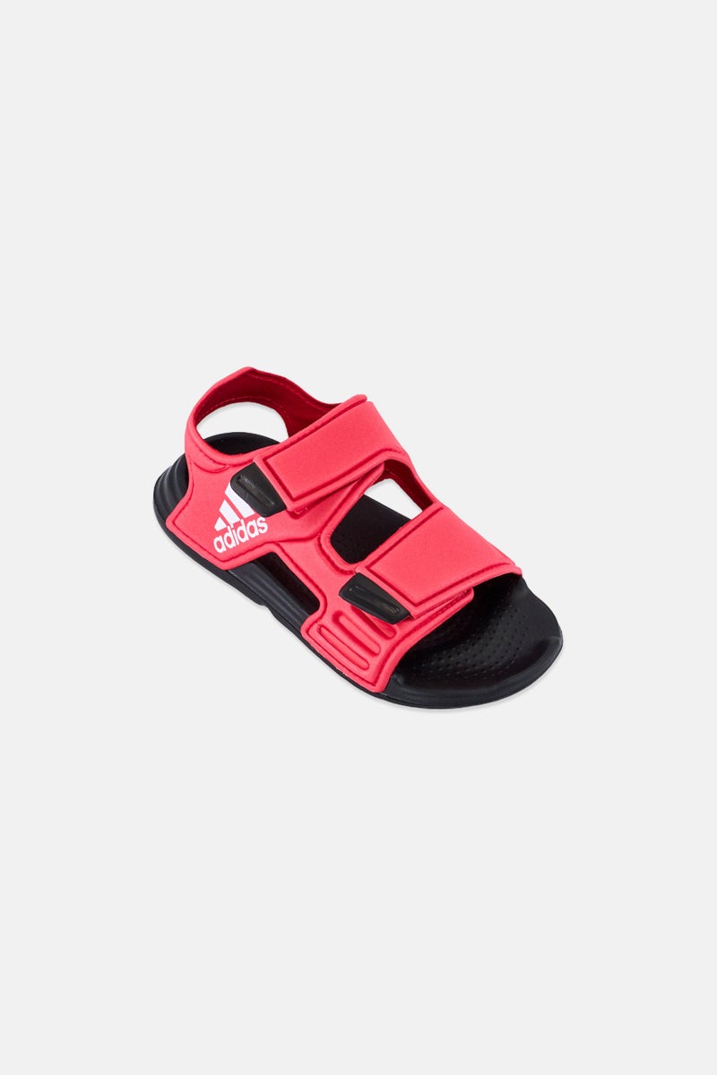 Adidas Kids Boy Altaswim Velcro Closure Sandals, Red - Image 1
