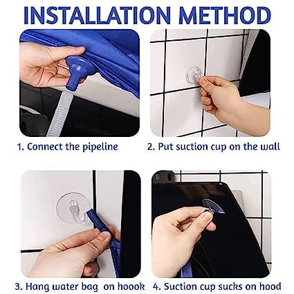 HEBEZON HEBEZON Chimney Cleaning Cover Range Hood Cleaner Cover Protective Sheet for Top Dust Water Bag Protection for Kitchen Oil Washing Cover Multicolor Pack of 1  - Image 5