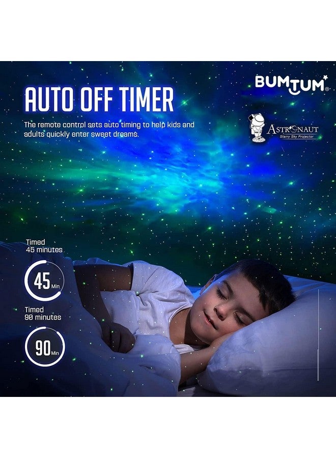 BUMTUM Astronaut Galaxy Star Projector with Remote Control| 360° Adjustable Light Projector Timer Kids Astronaut Nebula Night for Kids, Gifts, Gaming Room & Party - Image 5