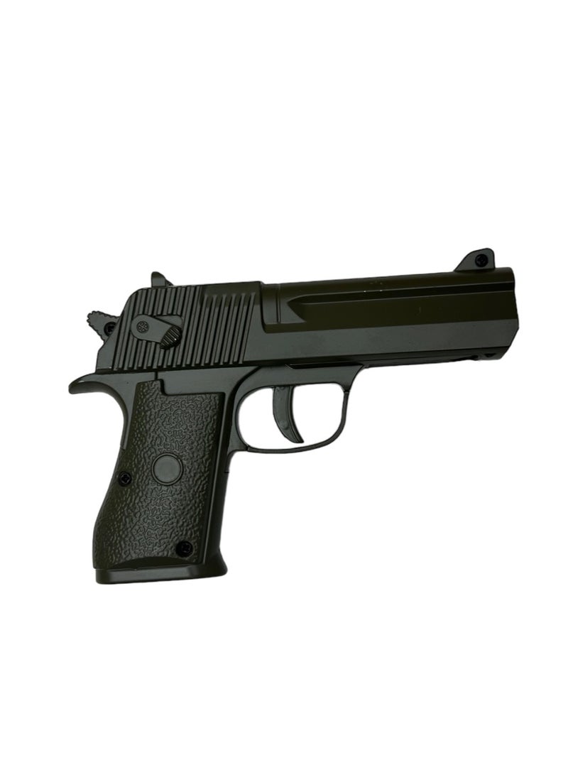 Heavy All Iron Bead Toy Gun With a 28 Rubber Bullets For Children