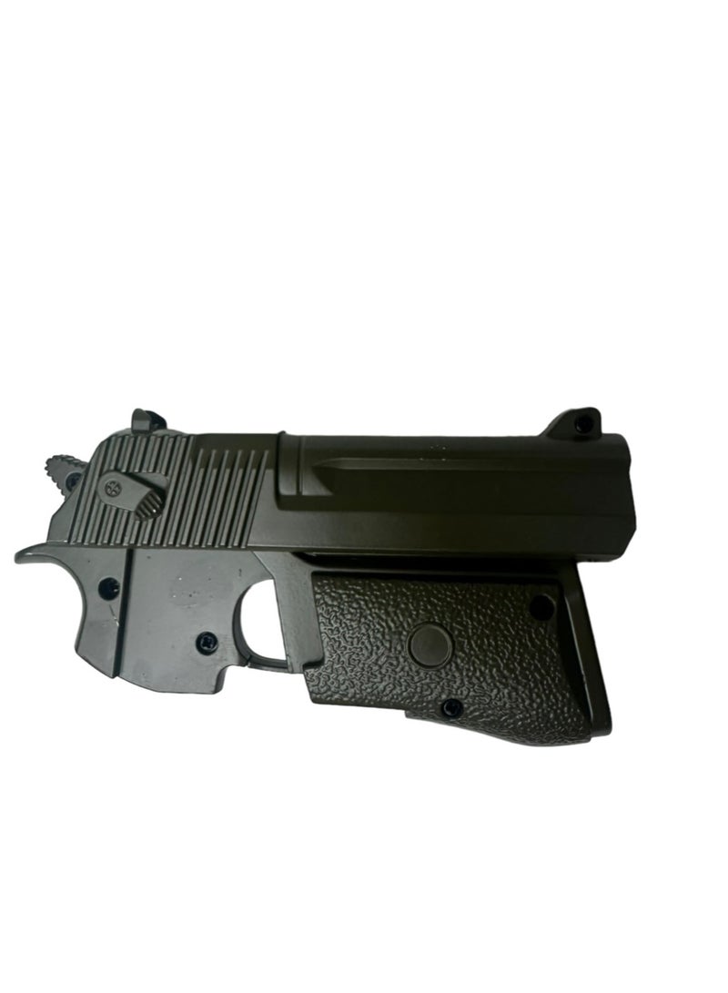 Heavy All Iron Bead Toy Gun With a 28 Rubber Bullets For Children