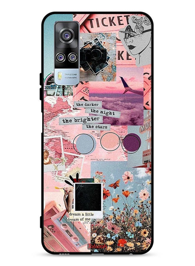 Tolwak vivo Y51 2020 Protective Case Cover The Darker The Night The Brighter The Stars - Image 1