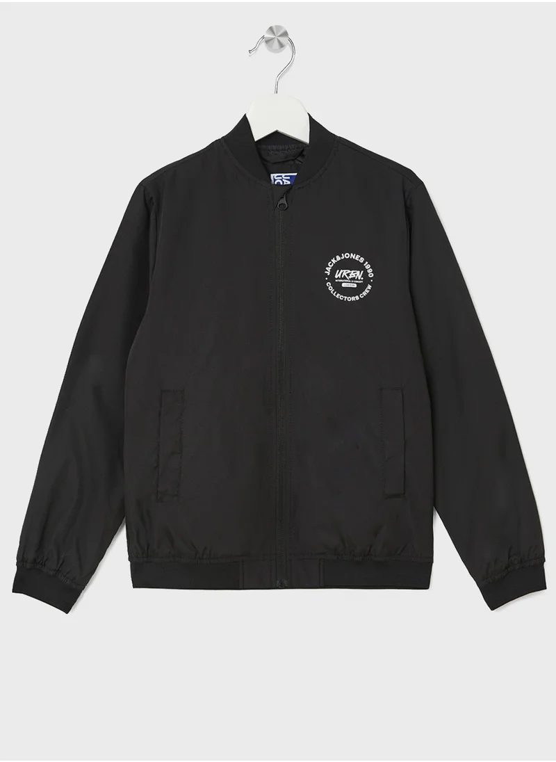 جاك وجونز جونيور Kids Logo Bomber Jacket