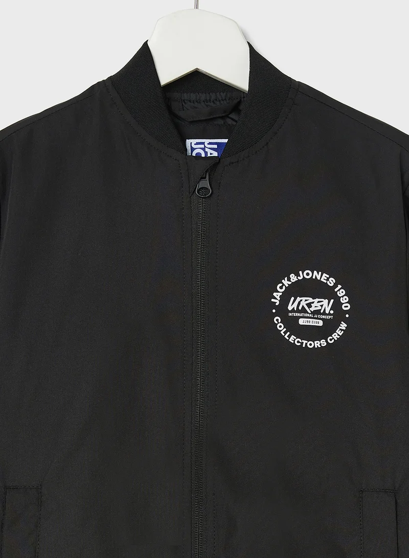 Jack & Jones Junior Kids Logo Bomber Jacket