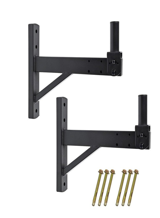 Howonder HD-319 Wall Mount for Speakers, Wall Mount for Tilting Speakers, Supports up to 100 lbs, HD-319 (2 Packs Black) - Image 1