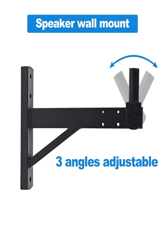 Howonder HD-319 Wall Mount for Speakers, Wall Mount for Tilting Speakers, Supports up to 100 lbs, HD-319 (2 Packs Black) - Image 2