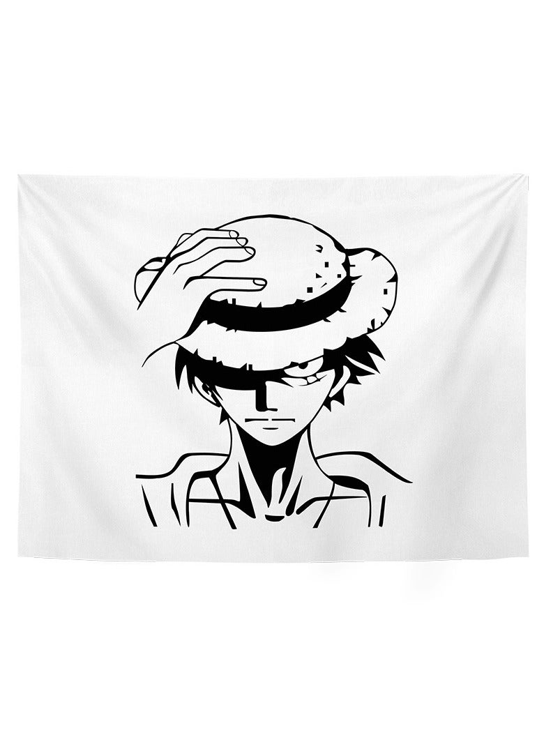 EBMINI One Piece Luffy Anime Background Cloth 