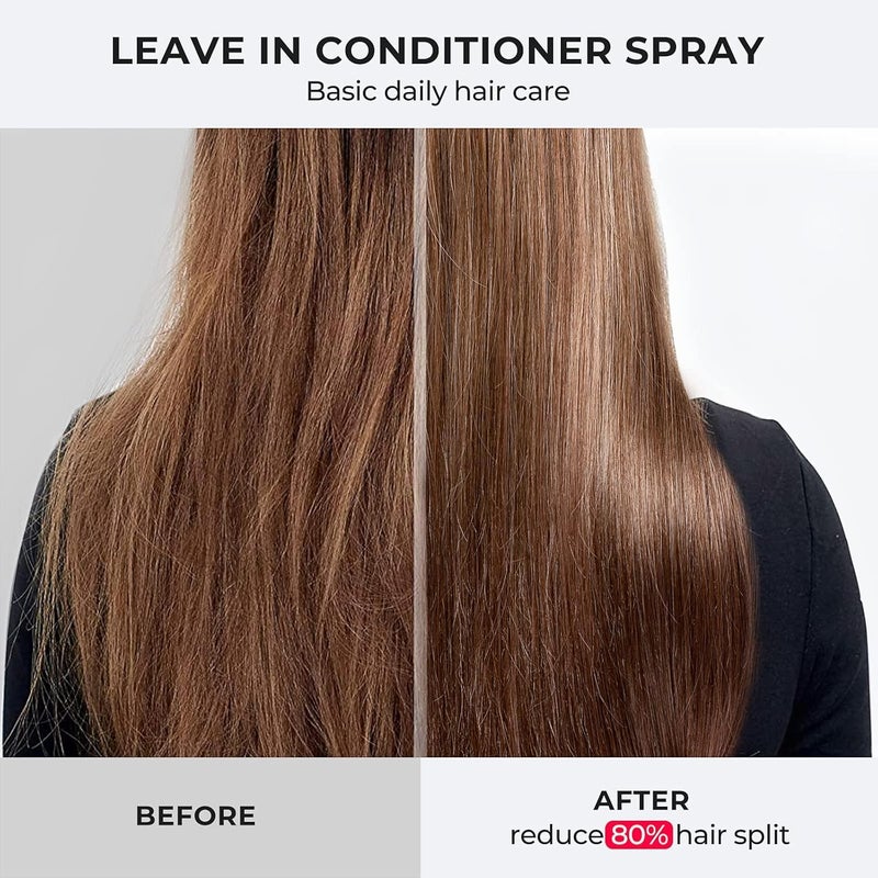 TYMO Heat Protectant Spray for Hair with Argan Oil for Styling Tools, Heat Protection Spray to Smooth & Hydrate, Natural Clean Formulation, Multi-benefit Treatment, Lightweight for All Hair Types - Image 5