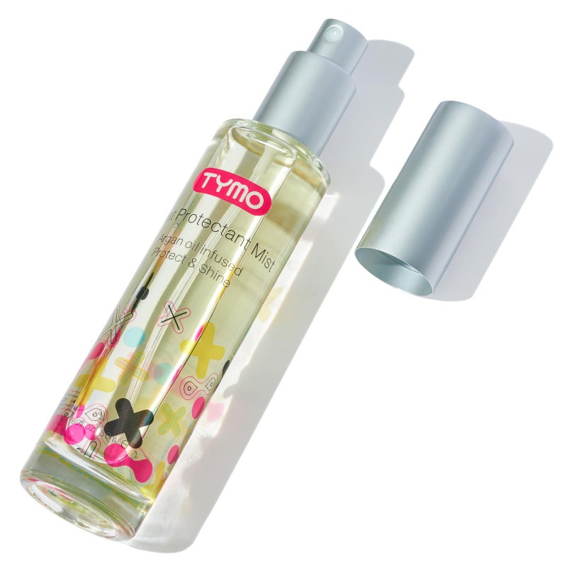 TYMO Heat Protectant Spray for Hair with Argan Oil for Styling Tools, Heat Protection Spray to Smooth & Hydrate, Natural Clean Formulation, Multi-benefit Treatment, Lightweight for All Hair Types - Image 1