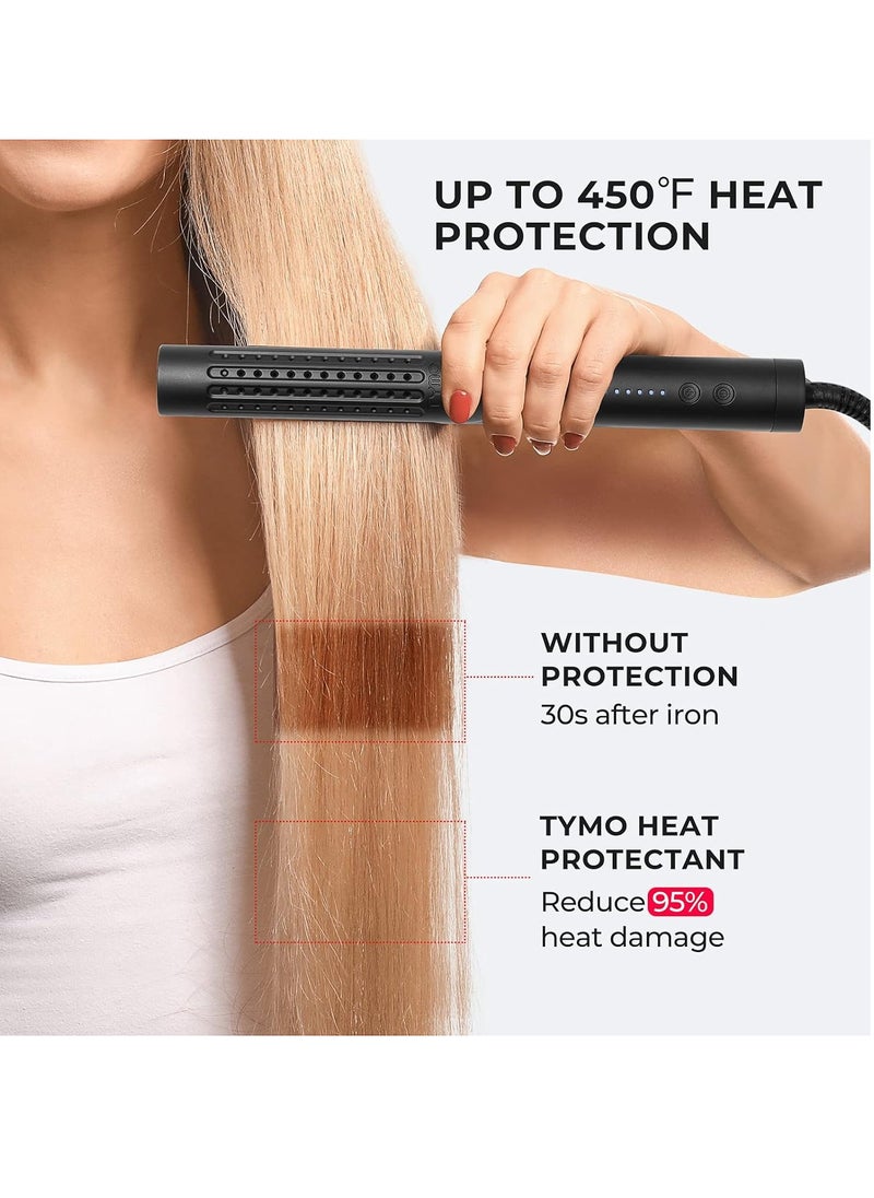 TYMO TYMO Heat Protectant Spray for Hair with Argan Oil for Styling Tools, Heat Protection Spray to Smooth & Hydrate, Natural Clean Formulation, Multi-benefit Treatment, Lightweight for All Hair Types  - Image 2