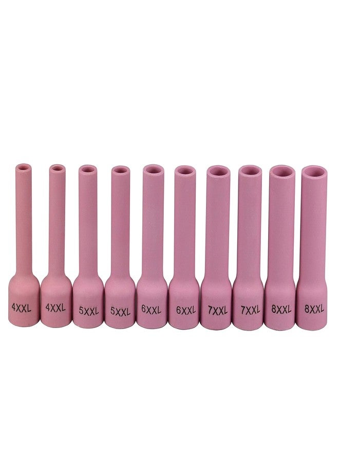 RIVERWELD TIG Alumina Nozzle Ceramic Cups 8XXL# 1/2" 53N61S, 7XXL# 7/16" 53N61, 6XXL# 3/8" 53N60, 5XXL# 5/16" 53N59, 4XXL# 1/4" 53N58 for SR WP 9 17 18 20 25 26 TIG Welding Torch 10pcs - Image 2