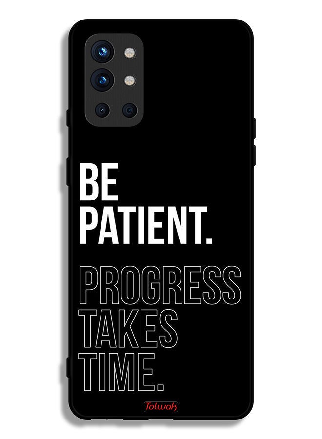 Tolwak OnePlus 9R 5G Protective Case Cover Be Patient Progress Takes Time - Image 2