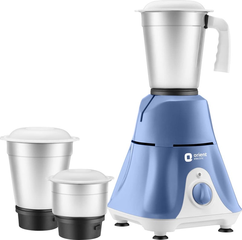 Orient Electric Stainless Steel Sprint Super 3 Jar 500W Mixer Grinder.(Mgss50B3/Blue & White) - Image 5