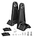 LEDOPPO Side Brackets LEDOPPO Light Bar Mounting Brackets Kit Universal Straight Curved LED Light Bars Bracket Offroad Truck Hood Roof LED Bar Side Mounted BaseAluminiumBlack2Pack - Image 2