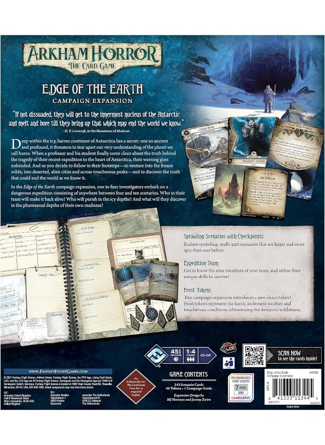 Fantasy Flight Games Arkham Horror: The Card Game - Edge Of The Earth Campaign Expansion  - Image 4