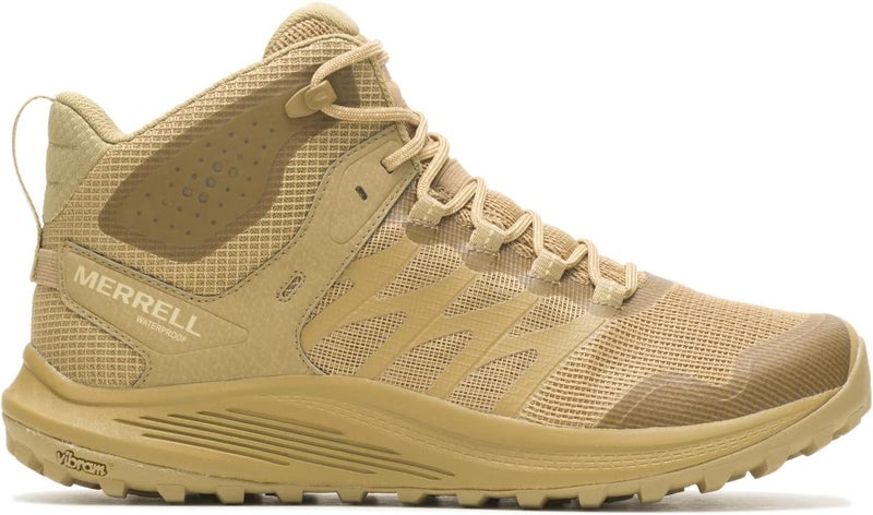 MERRELL حذاء ميريل للرجال نوفا 3 تكتيكي متوسط مقاوم للماء - كايوتي داكن - Image 2