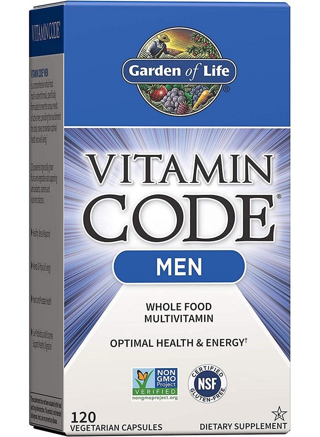 جاردن أوف لايف فيتامينات متعددة من جاردن أوف لايف للرجال، مزيج من الفواكه والخضروات والبروبيوتيك للطاقة وصحة القلب والبروستات، 120 قرصًا - Image 1