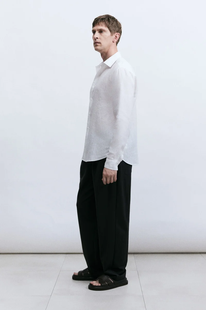 H&M Slim Fit Linen shirt