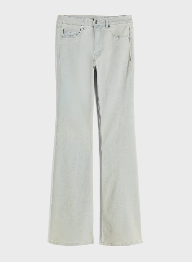 H&M Flared High Waist Jeans