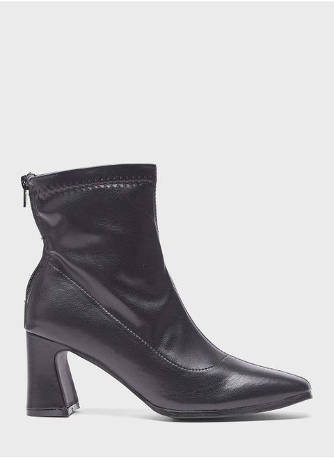 Pointed Toe Ankle Boots