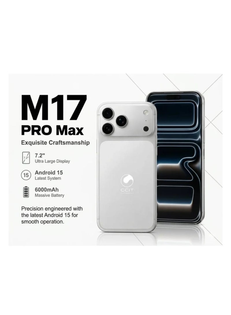 CCIT M17 Promax 56-channel smartphone | 6.8-inch screen, 512GB storage, 16GB RAM, and a 6000mAh battery - Image 5