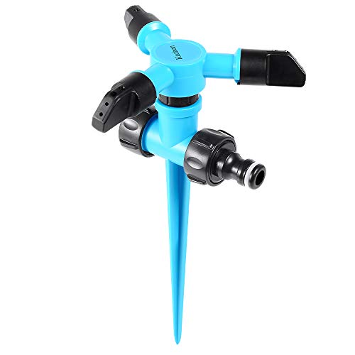 Kadaon Garden Sprinkler, 360 Degree Rotating Lawn Sprinkler Large Area Coverage - Adjustable, Weighted Gardening Watering System - Image 2