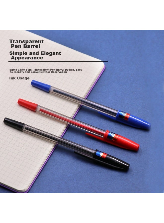Uni Mitsubishi () Office Ballpoint Pen, Smooth Writing, Medium Oil Pen, Sa-s Blue, 0.7mm, 10-pack - Image 2