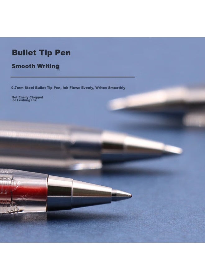 Uni Mitsubishi () Office Ballpoint Pen, Smooth Writing, Medium Oil Pen, Sa-s Blue, 0.7mm, 10-pack - Image 3
