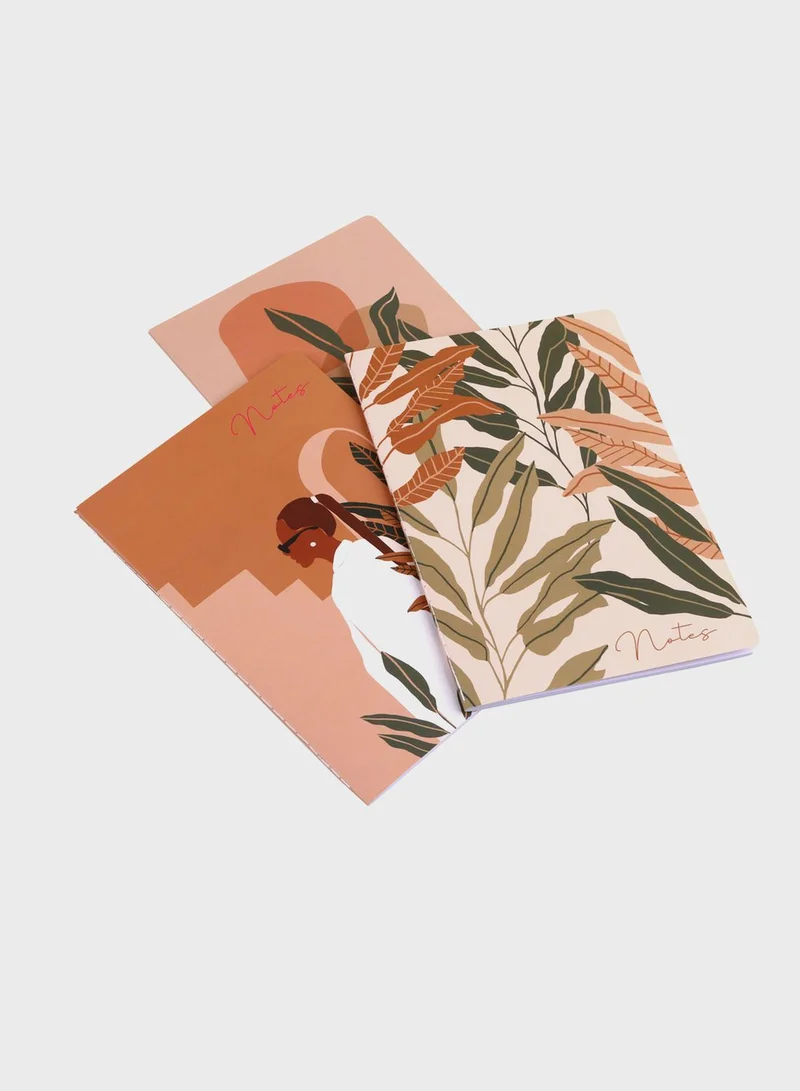 Prickly Pear Set Of 3 B5 Boho Retreat Notebooks