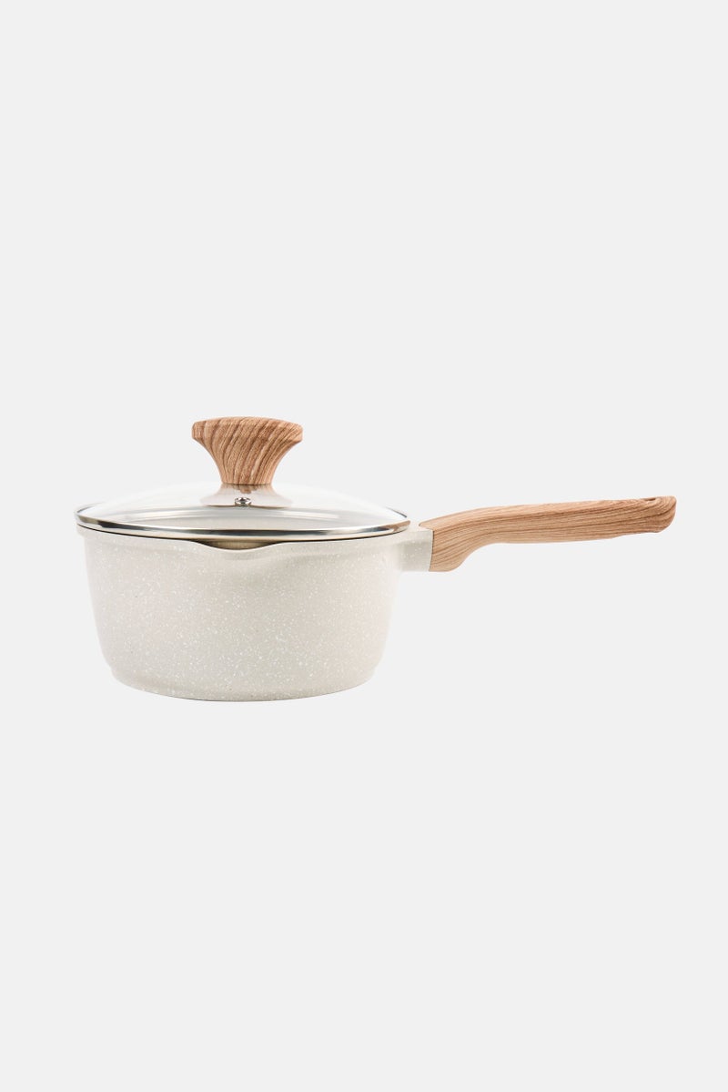 Kathy Ireland Cast Aluminum Non Stick Sauce Pan 20 cm,  Grey  - Image 1