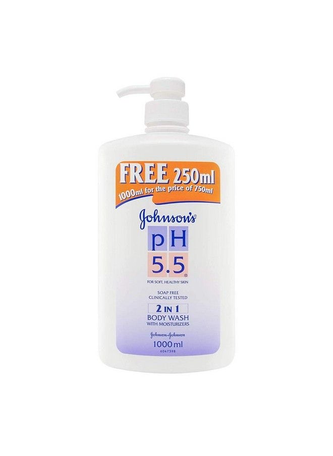 Johnson's - Johnsons Soap Free Clinically Tested Body Wash 1000Ml With Ayur Sunscreen Lot... - Image 1