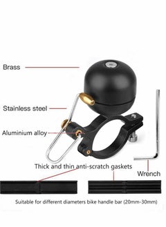 Excefore Bike Bell, Full Metal Body Classic Bike Bell Loud Road Mountain Bike Accessories Bike Horn for Adults and Kids Boys  - Image 3