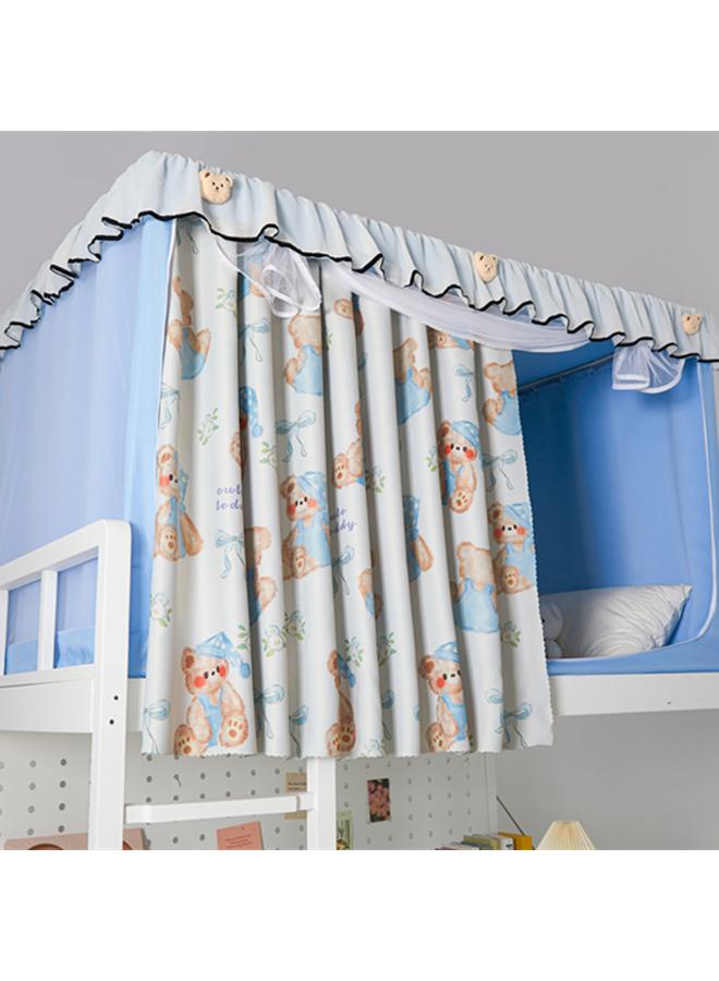 Bluejw Shaded College Students' Dormitory Special All-inclusive Closed Non-coated Mosquito Net Bed Curtain Integrated Bedroom Upper And Lower Bds Universal - Image 1