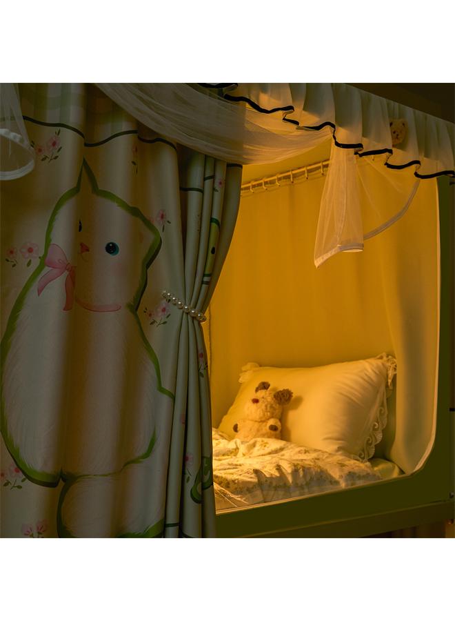 Bluejw Shaded College Students' Dormitory Special All-inclusive Closed Non-coated Mosquito Net Bed Curtain Integrated Bedroom Upper And Lower Bds Universal - Image 5