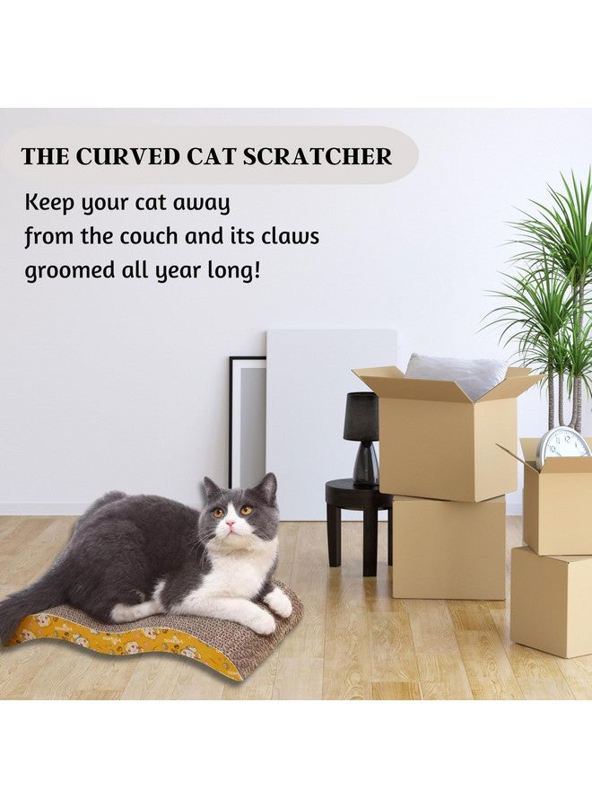 عمود خدش للقطط 2 في 1 - (كسارة + جسر) | عمود خدش من الورق المقوى المموج مع عشبة النعناع البري للقطط والقطط الصغيرة داخل المنزل | حماية للأثاث، تصميم متين - Image 4