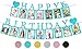 PartyHooman Sweet 16 Birthday Decorations Photo Banner in Blue Preassembled Sweet 16 Banner WITH Sixteen Photo Card Frames Party Supplies Happy 16th birthday decorations for girls with 16 Signs - Image 3